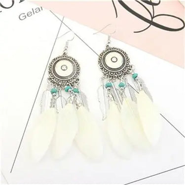 Ethnic Boho Dreamcatcher Tassel Earrings-Your Soul Place